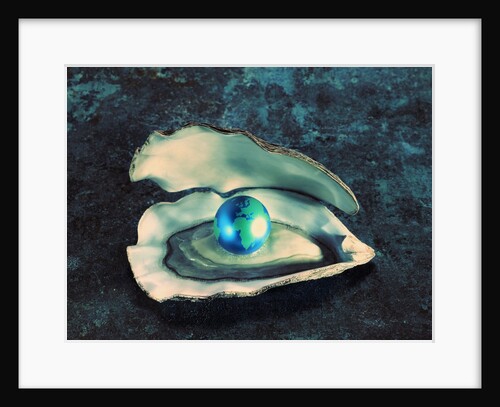 Globe in Oyster by Anonymous