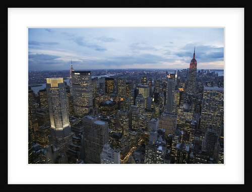 Midtown Manhattan Sparkles at Dusk by Anonymous