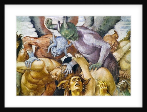 Detail of The Damned in Hell by Luca Signorelli