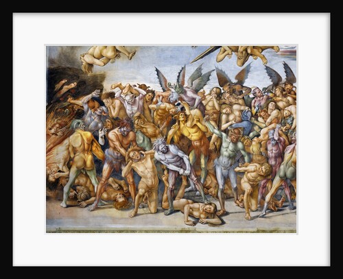 Detail of The Damned in Hell by Luca Signorelli