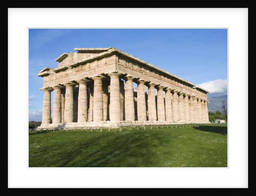 The Temple of Neptune at Paestum by Anonymous