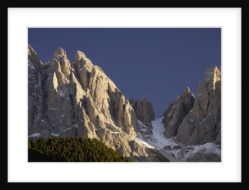 Mountains Partly Covered with Snow by Anonymous