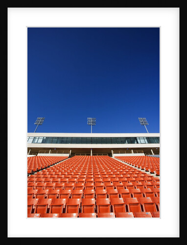 Empty Football Stadium Seats by Anonymous