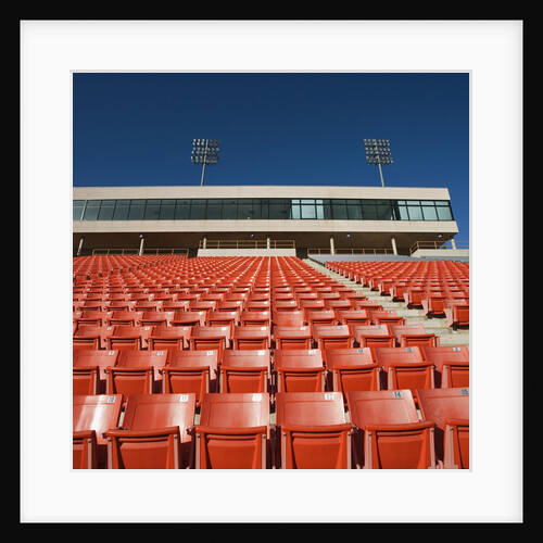 Empty Football Stadium Seats by Anonymous
