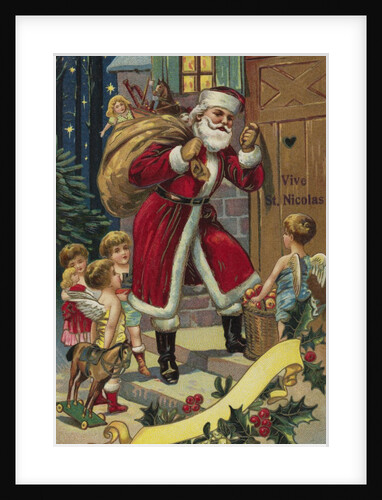 Vive St. Nicolas Postcard by Anonymous