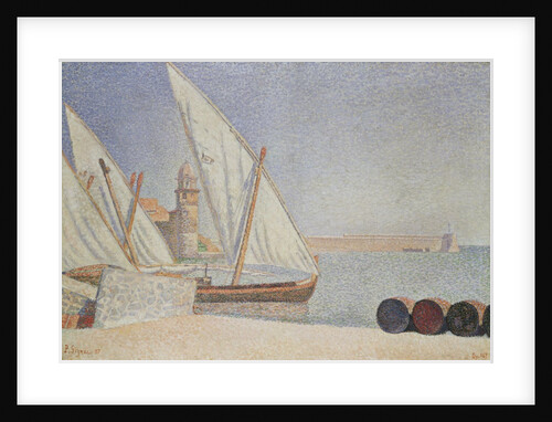 Harbor Scene by Paul Signac