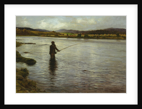 Salmon Fishing on the Dee by Joseph Farquharson