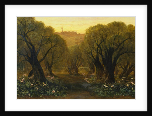 The Garden of Gethsemane by Edward Lear