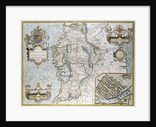 The Province of Connaugh Map by John Speede