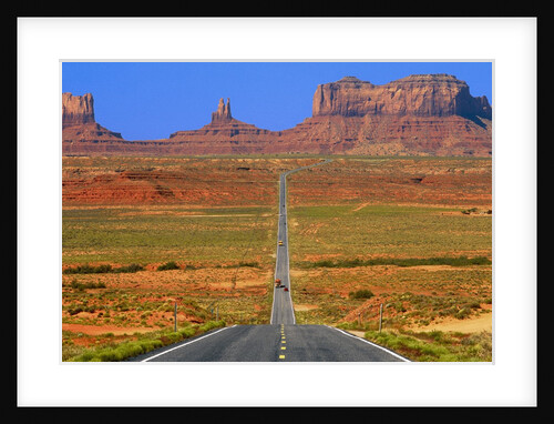 Highway Leading to Monument Valley by Anonymous