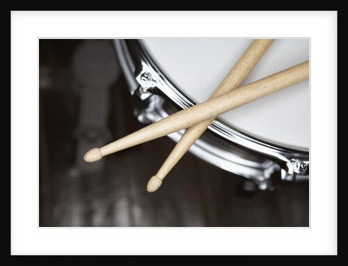 Snare Drum and Drumsticks by Anonymous