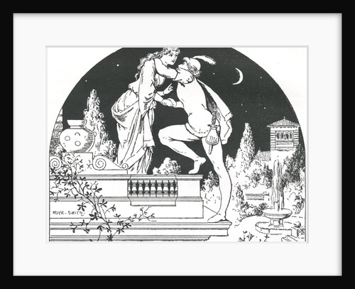 Illustration of Romeo and Juliet by John Moyr Smith