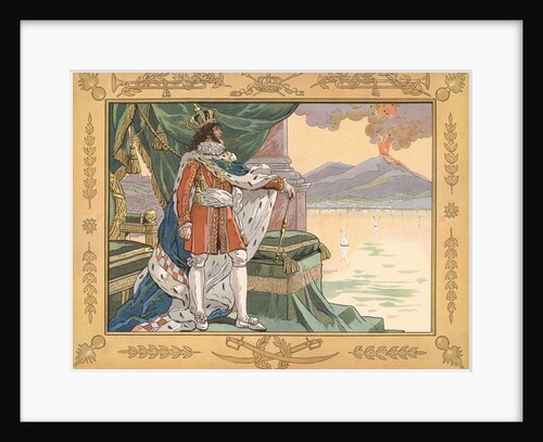 Illustration of Joachim Murat as the King of Naples by Jacques Onfroy de Breville