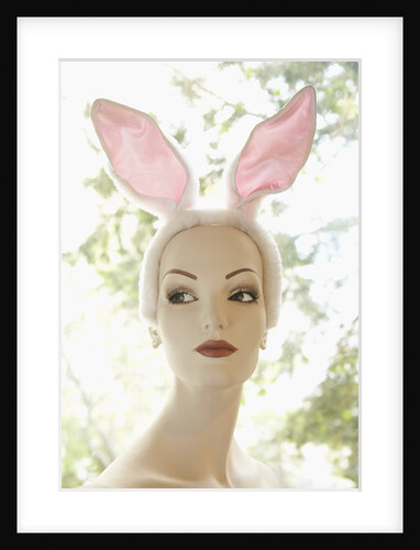 Mannequin Wearing Bunny Ears by Anonymous