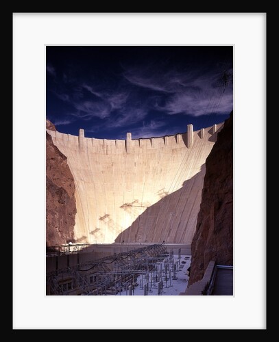 Dramatic light on the Hoover Dam by Anonymous