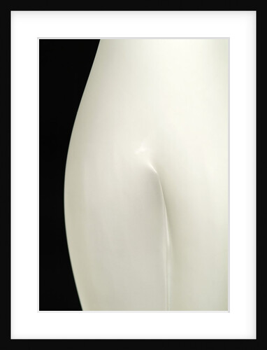 A small crevice is seen on a white surface by Anonymous