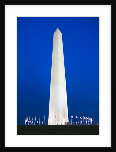 Washington Monument at Night by Anonymous