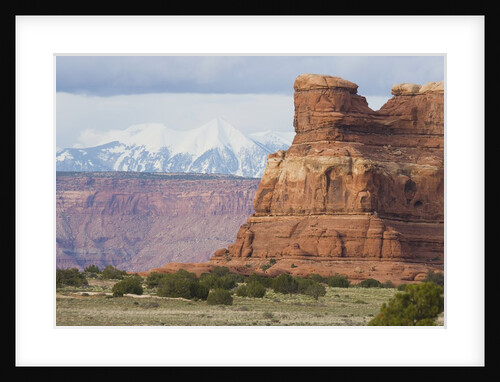 Snowcapped Mountains and Rock Formations by Anonymous