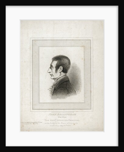 John Bellingham Who Shot the Hon. Spencer Percival Print by Anonymous