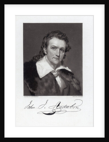 Portrait of John James Audubon by John Sartain