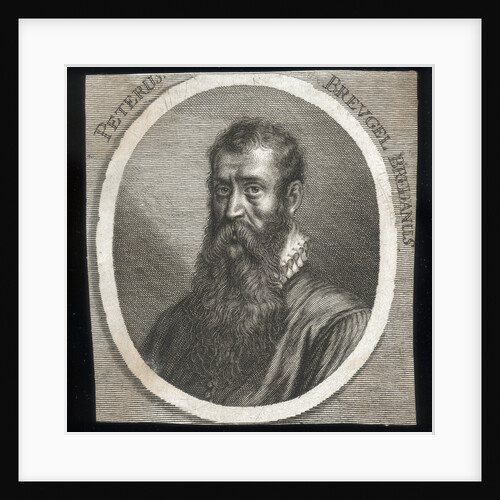 Engraved Portrait of Pieter Brueghel the Elder by Anonymous