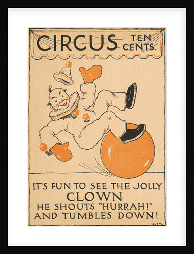 It's Fun to See the Jolly Clown Illustration by Anonymous