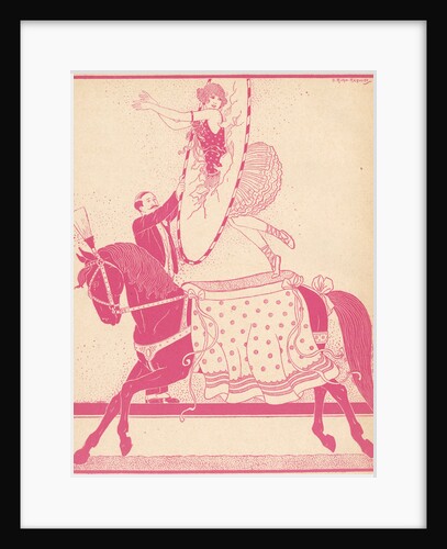 Illustration of a Stunt Rider by Joseph Kuhn-Regnier