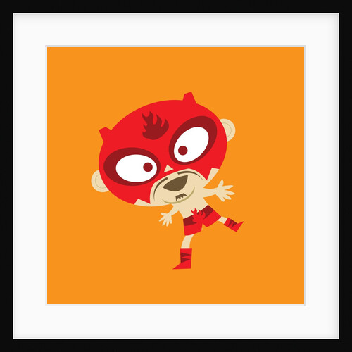 Rojo Standing On One Foot by Anonymous