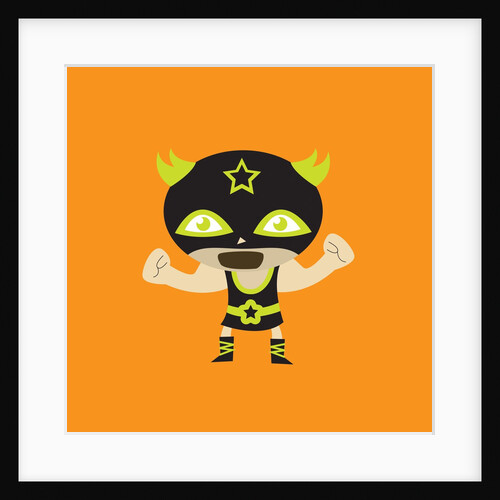 El Frijole Flexing His Muscles by Anonymous