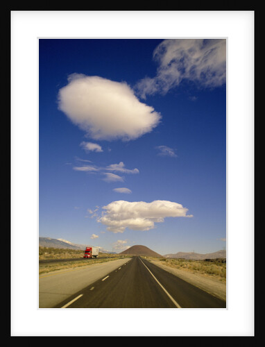 Clouds in Sky Above Rural Freeway by Anonymous