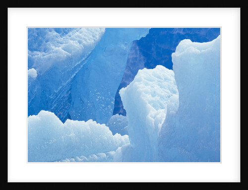 Blue Icebergs by Anonymous