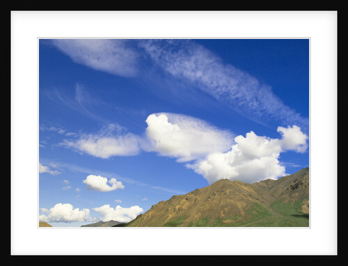 Clouds and Sky Above Mountains by Anonymous