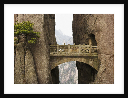 Bridge in the Huangshan Mountains by Anonymous