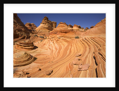 Red Sandstone Buttes and Layers in Desert by Anonymous