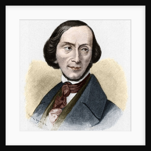 Portrait of Hans Christian Andersen by Anonymous