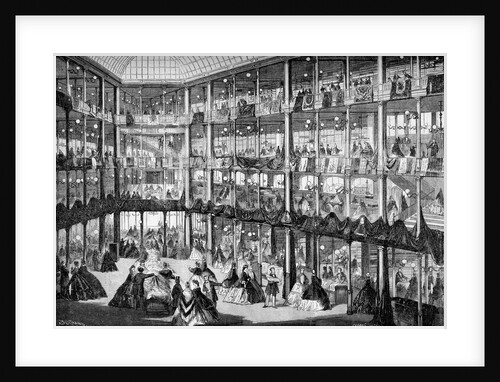 Illustration of Department Store in Paris by Anonymous
