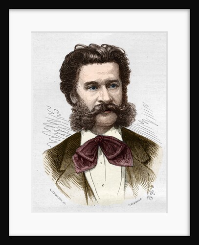 Portrait of Johann Strauss II by Anonymous