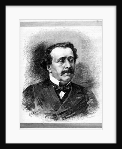Portrait of Paul de Saint-Victor by Charles Giron