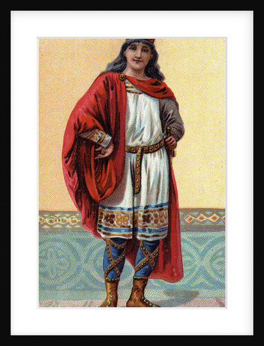 Portrait of Clovis II, King of Neustria and Burgundy by Anonymous