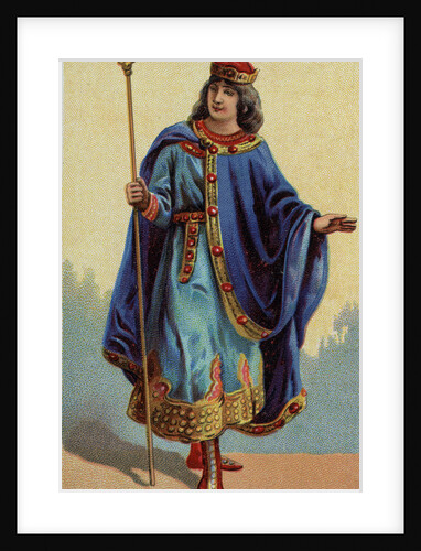 Portrait of Dagobert II, King of Austrasia by Anonymous