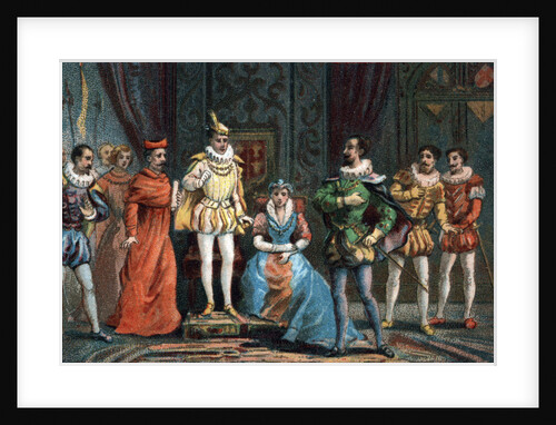 Illustration of King Francis II and His Court by Anonymous