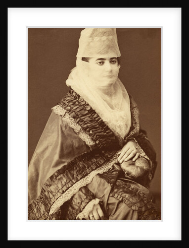 Turkish Woman Wearing a Veil by Anonymous