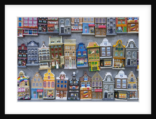 Refrigerator Magnets of Amsterdam Town Homes by Anonymous