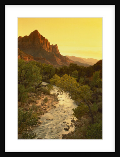 River at Sunset by Anonymous