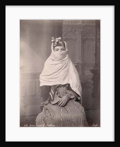 Young Woman in Traditional Middle Eastern Dress by Anonymous