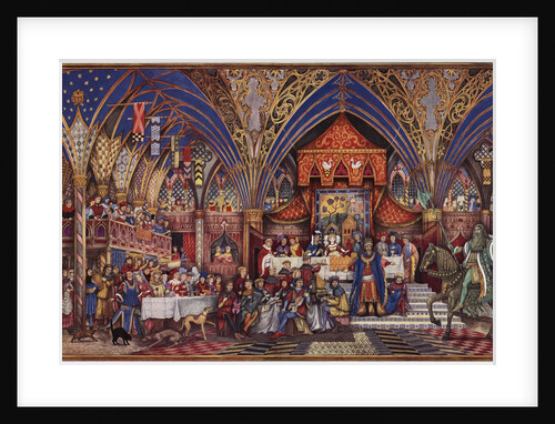 Sir Gawain and the Green Knight Illustration by William McLaren