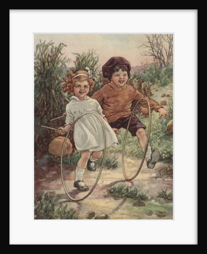 Roll Hoops Illustration by Clara M. Burd