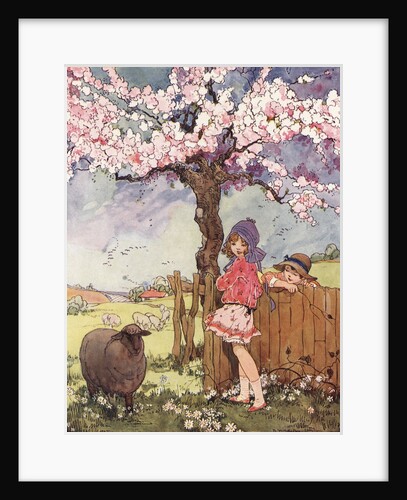 Baa, Baa! Black Sheep Illustration by Dorothy Wheeler