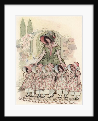 Mistress Mary Illustration by Fanny Cory