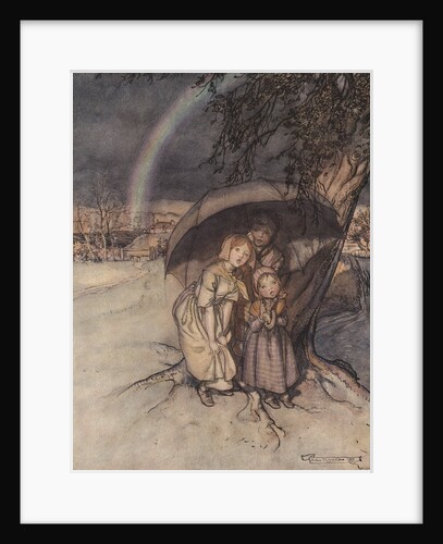 Rain, Rain, Go to Spain Illustration by Arthur Rackham